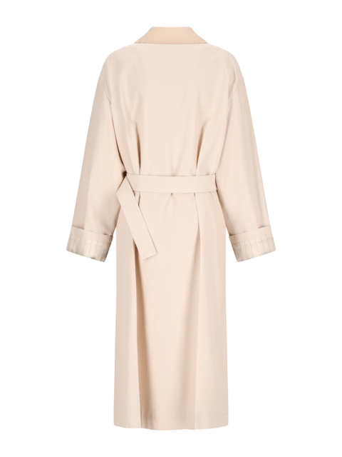 FF JACQUARD FABRIC TRENCH COAT