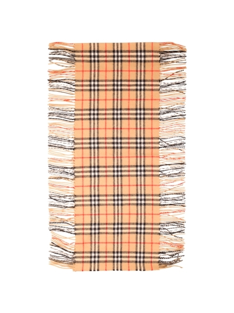 HAPPY CHECK CASHMERE SCARF