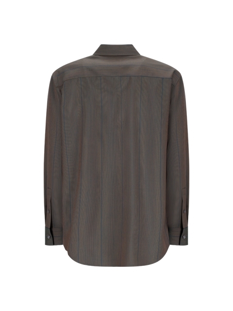 STRIPED WOOL SHIRT