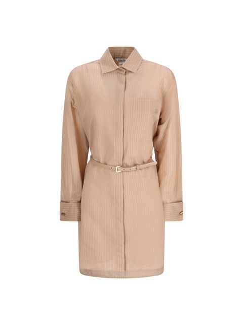 BRIVELY DRESS IN COTTON AND SILK