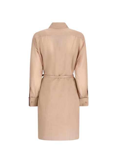 BRIVELY DRESS IN COTTON AND SILK