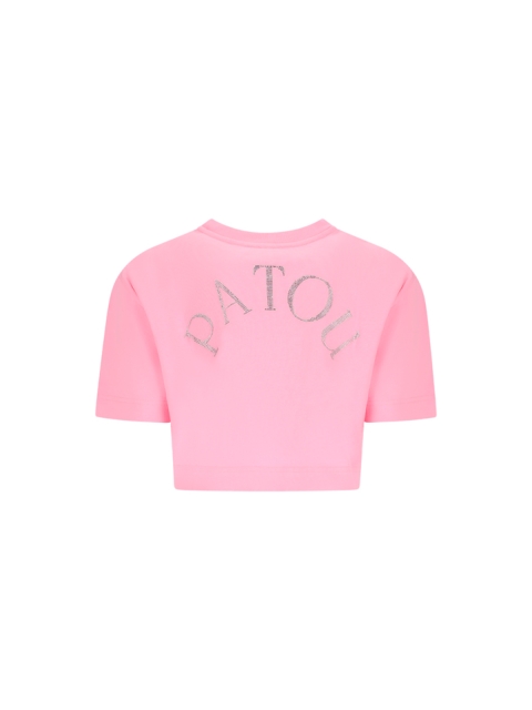 CROPPED T-SHIRT WITH STRASS
