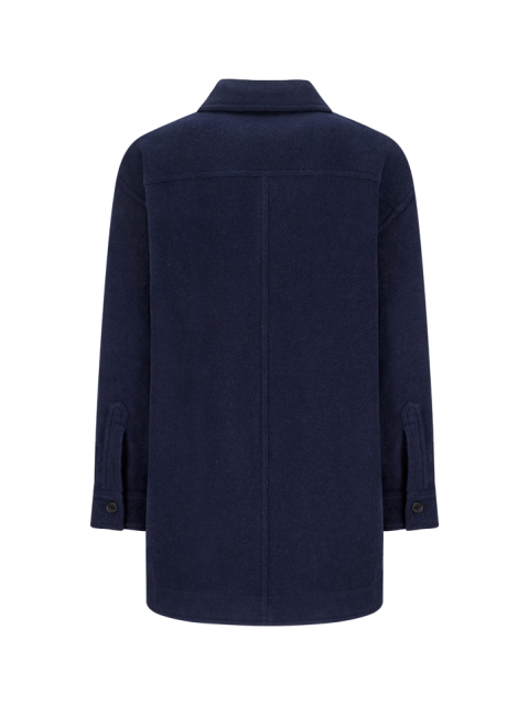 HARVELI BRUSHED BUTTONED COAT