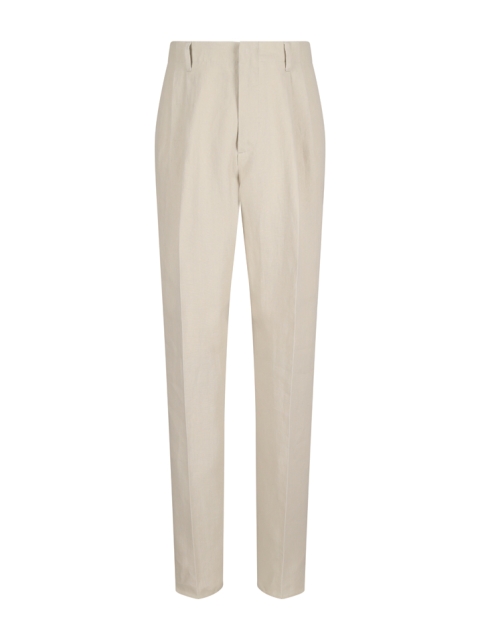 EQATOS LINEN TAPERED TROUSERS