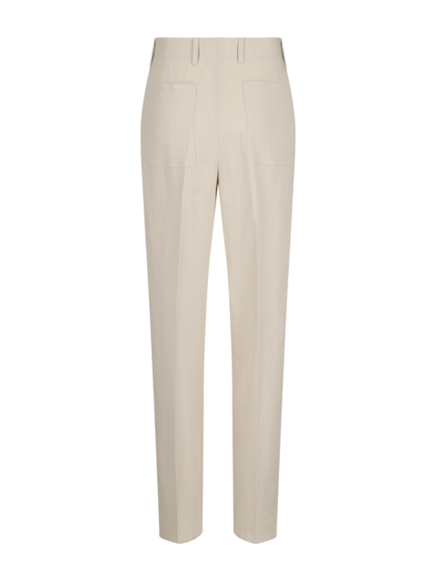 EQATOS LINEN TAPERED TROUSERS