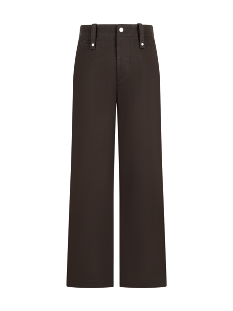 COTTON SATIN TROUSERS