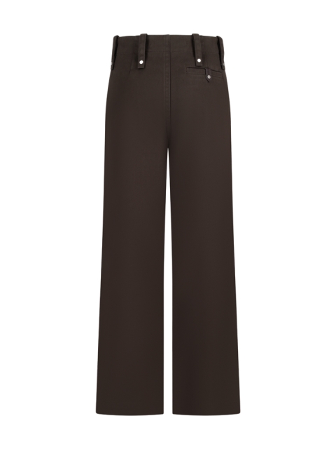 COTTON SATIN TROUSERS