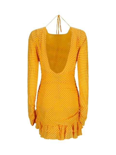 POLKA DOT SILK DRESS