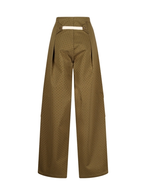 DAISY - CRYSTAL STUDDED SATIN PANTS