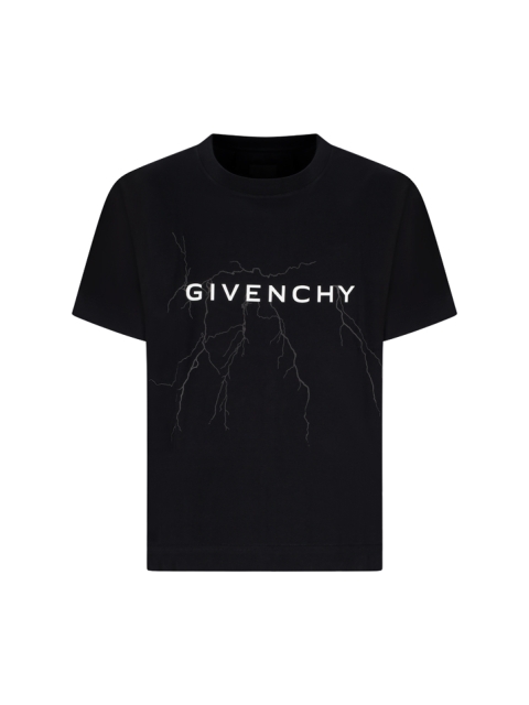 LARGE COTTON T-SHIRT WITH REFLECTIVE PATTERN