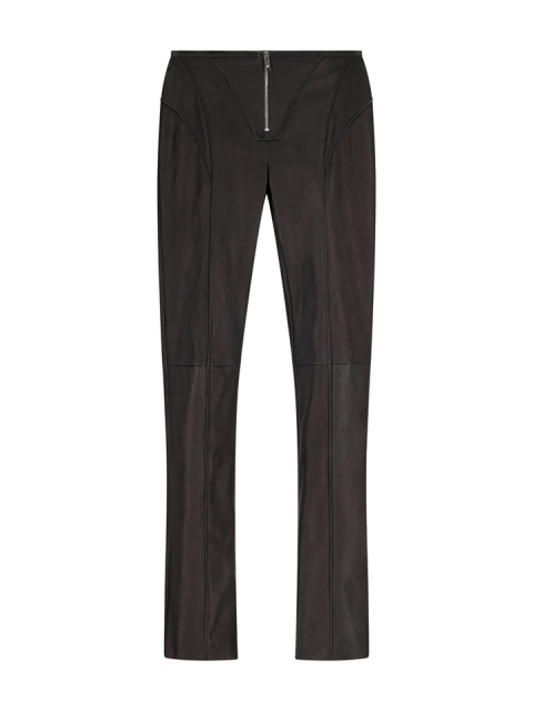 NAPPA LEATHER SLIM TROUSERS