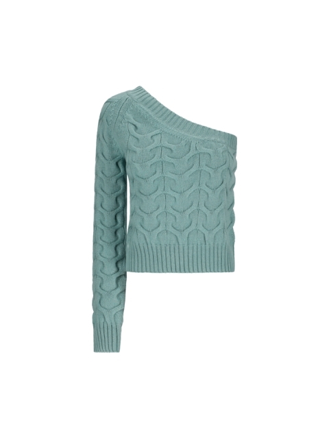 ONE-SHOULDER SWEATER