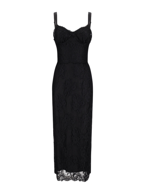 LACE MIDI DRESS