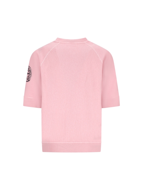 SHORT-SLEEVED SWEATSHIRT