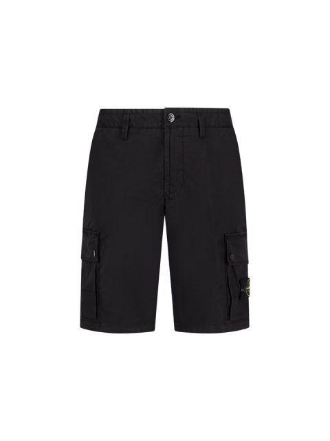 SLIM FIT CARGO BERMUDA SHORTS