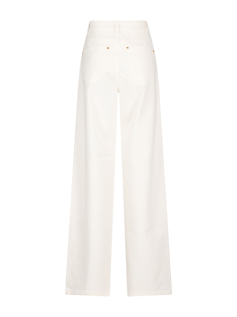 STRETCH DENIM WIDE-LEG JEANS