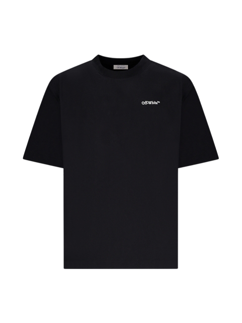 OFF-WHITE JERSEY T-SHIRT WITH LOGO