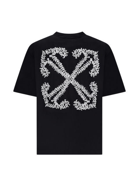 OFF-WHITE JERSEY T-SHIRT WITH LOGO