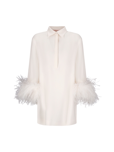 DRESS WITH FEATHERS