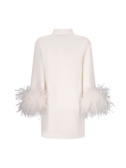 DRESS WITH FEATHERS