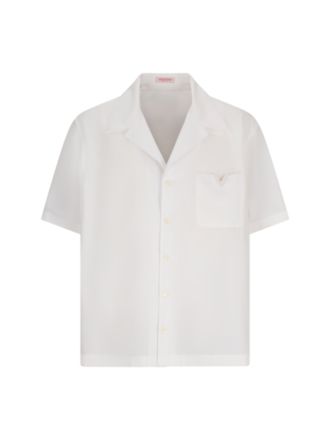 BOWLING SHIRT IN COTTON POPLIN