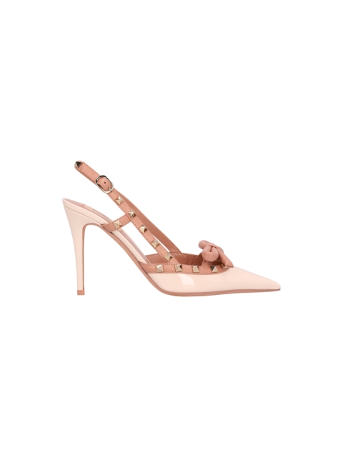  ROCKSTUD SLINGBACK WITH BOW
