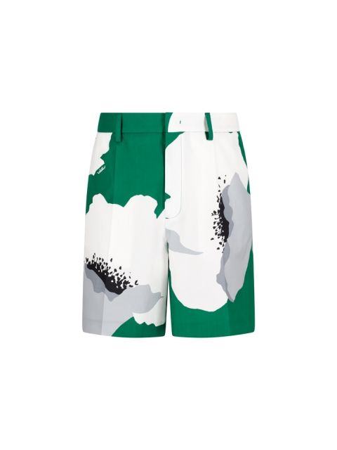 BERMUDA SHORTS WITH FLORAL PRINT