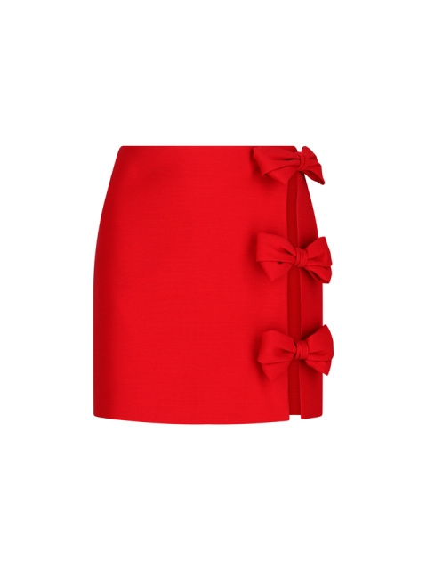 WOOL BLEND MINI SKIRT