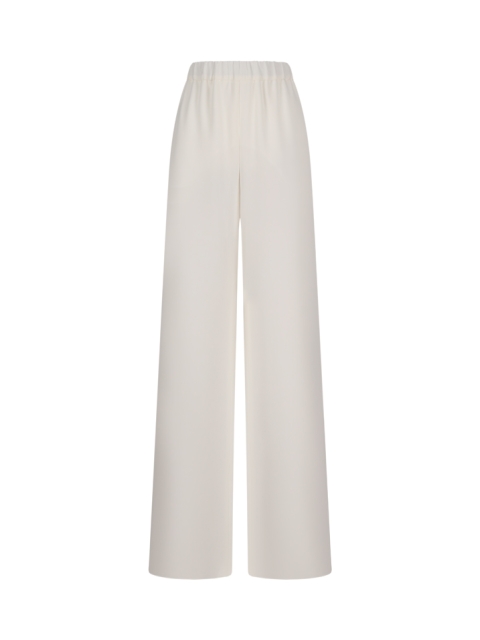 WIDE-LEG SILK TROUSERS