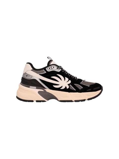 SNEAKERS PA 4 IN PELLE E TESSUTO
