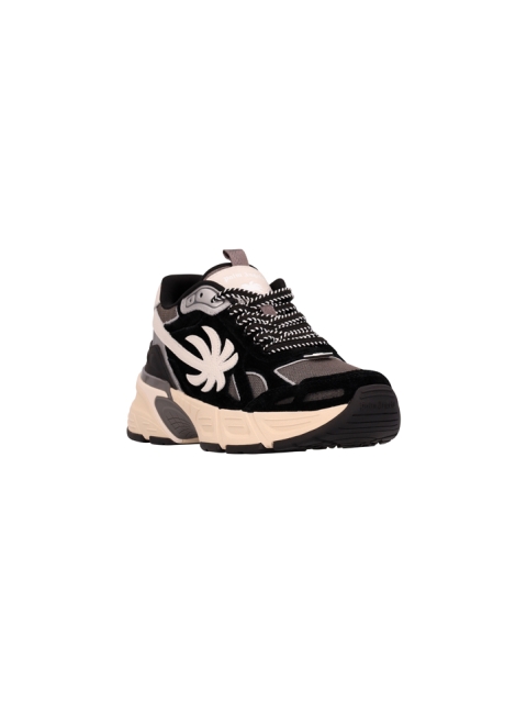 SNEAKERS PA 4 IN PELLE E TESSUTO