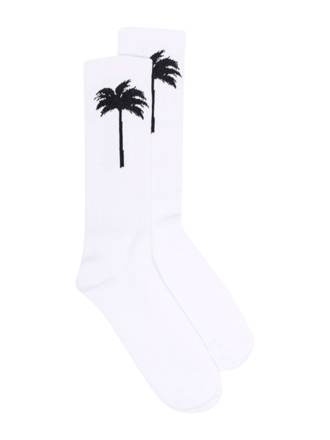 CALZE PALM ANGELS IN COTONE STRETCH CON LOGO JACQUARD