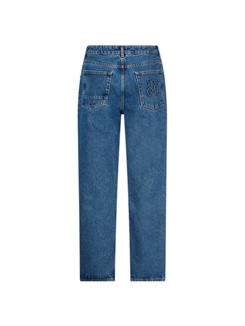 MONOGRAM STRAIGHT JEANS
