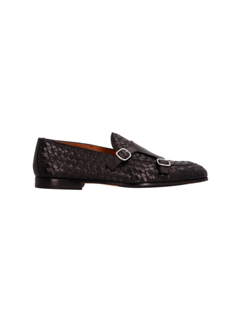 WOVEN LEATHER LOAFER