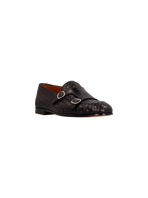 WOVEN LEATHER LOAFER