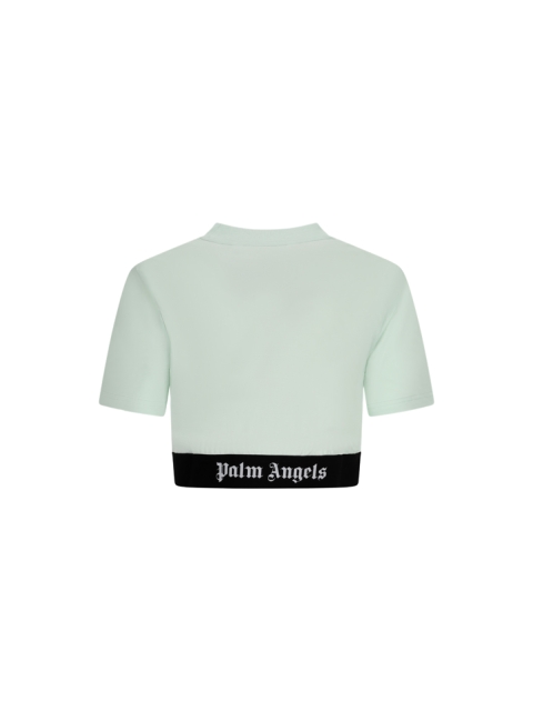 CROP T-SHIRT WITH LOGO