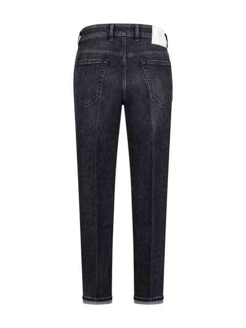 RECYCLED STRETCH BLACK DENIM 11 OZ