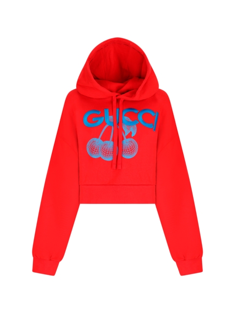 COTTON JERSEY HOODED SWEATSHIRT