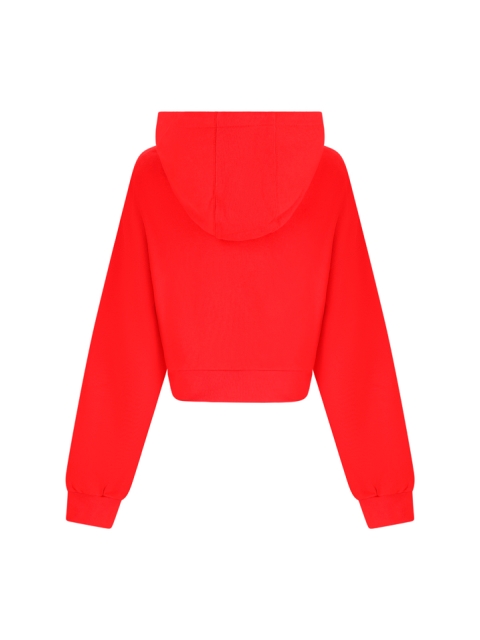 COTTON JERSEY HOODED SWEATSHIRT