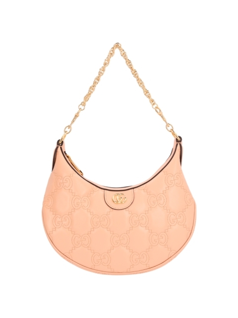 SMALL SIZE MATELASSÉ LEATHER SHOULDER BAG WITH GG