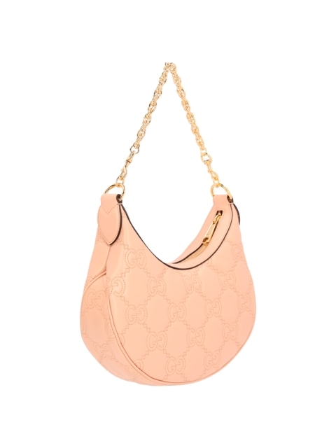 SMALL SIZE MATELASSÉ LEATHER SHOULDER BAG WITH GG