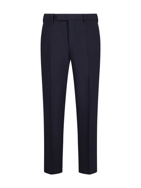 WOOL SLIM TROUSERS