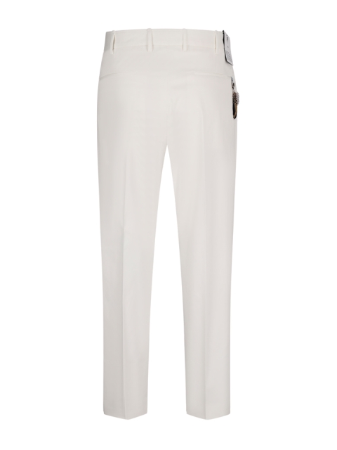DIECI TROUSERS IN COTTON SATIN