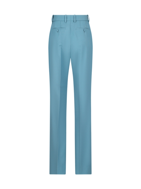 WOOL TROUSERS WITH GUCCI BIRDS LABEL