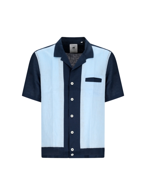BI-COLOR, SHORT SLEEVES, BOWLING SHIRT