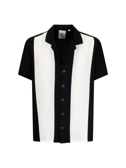 BI-COLOR, SHORT SLEEVES, BOWLING SHIRT