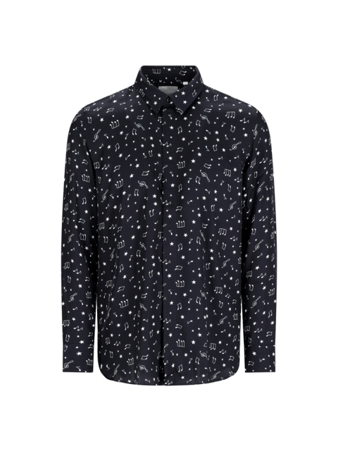 HIDDEN BUTTONS FITTED SHIRT