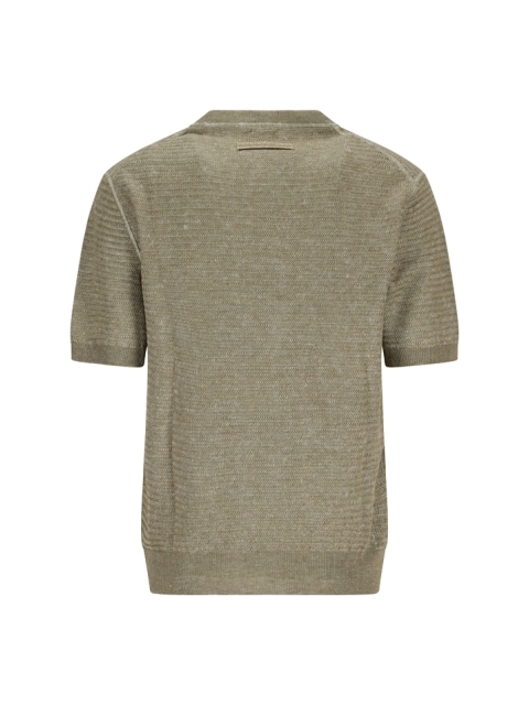 LINEN AND SILK T-SHIRT