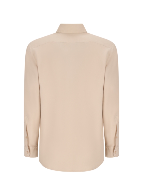 PURE SILK, GARMENT DYED SHIRT