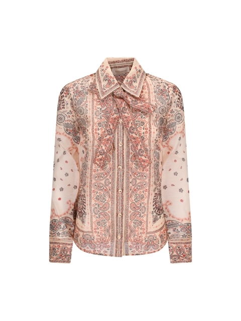 MATCHMAKER TIE NECK BLOUSE